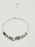 The Mythical Guardian Sterling Silver Torque Bangle