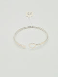 The Architectural Rectangular Link Sterling Silver Bracelet