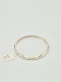 The Classic Round Polished Sterling Silver Bangle