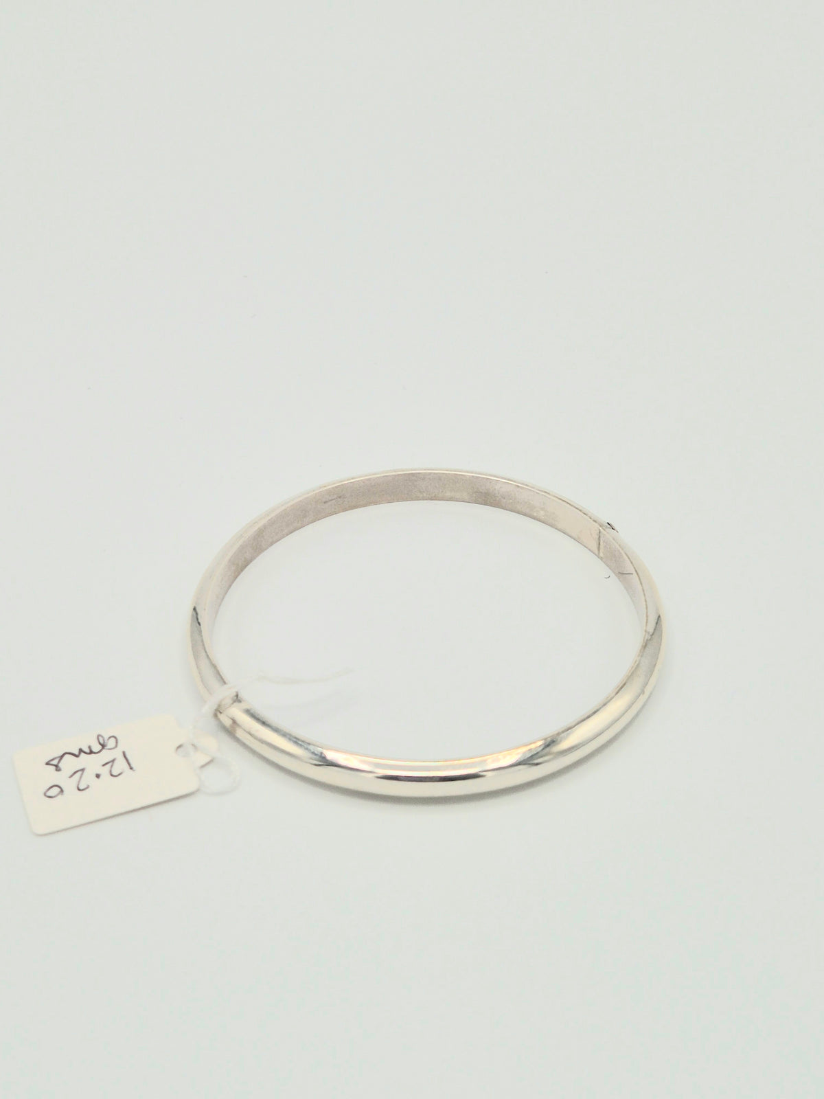 The Classic Round Polished Sterling Silver Bangle