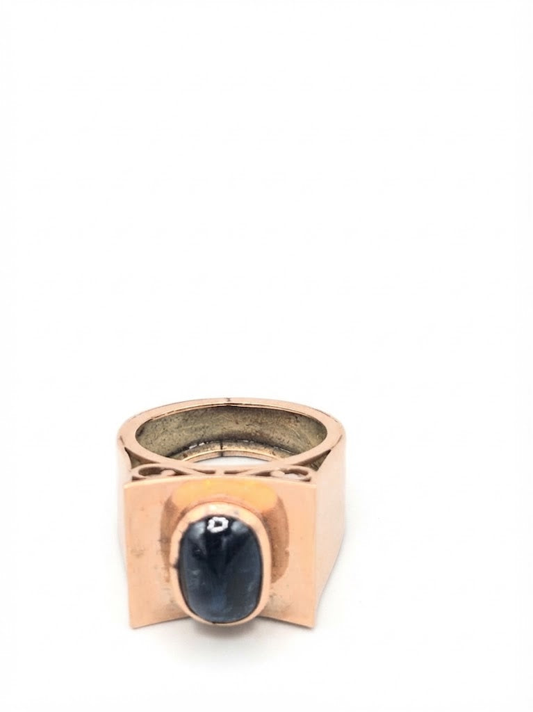Blue Sapphire Gold Ring