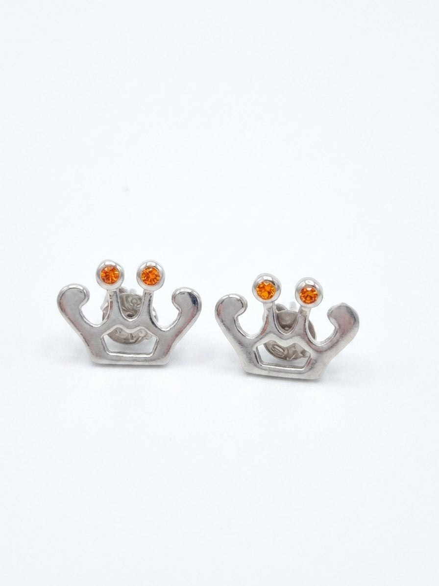 Orange Cubic Zirconia Crown