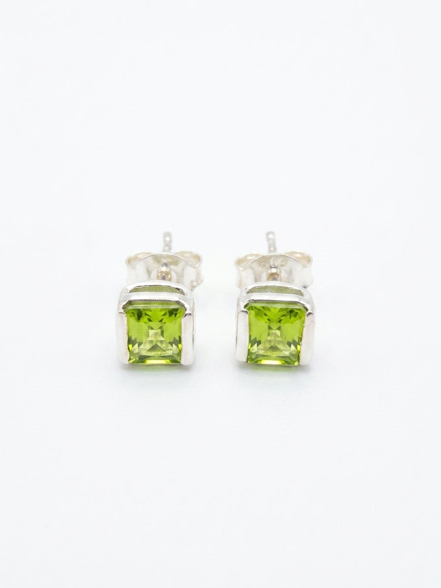 Peridot Studs