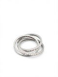 Stack White Gold Diamonds Ring