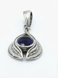 Anhänger „Evil Eye“ aus Sterlingsilber mit Amethyst