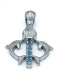 Delfin-Anhänger aus Sterlingsilber