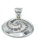 Fibonacci-Spiralen-Anhänger aus Sterlingsilber