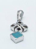 Pendentif nœud mystique en argent sterling