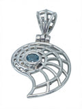 Anhänger Nautilusschale aus Sterlingsilber