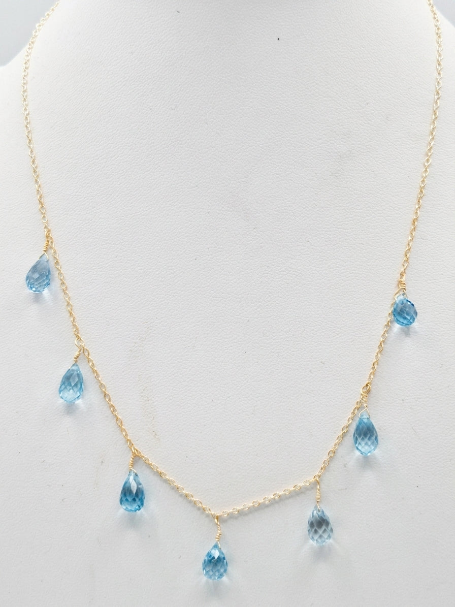 Topaz Blue Necklace
