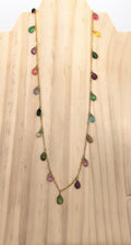 Tourmaline 22 Karat Gold Necklace