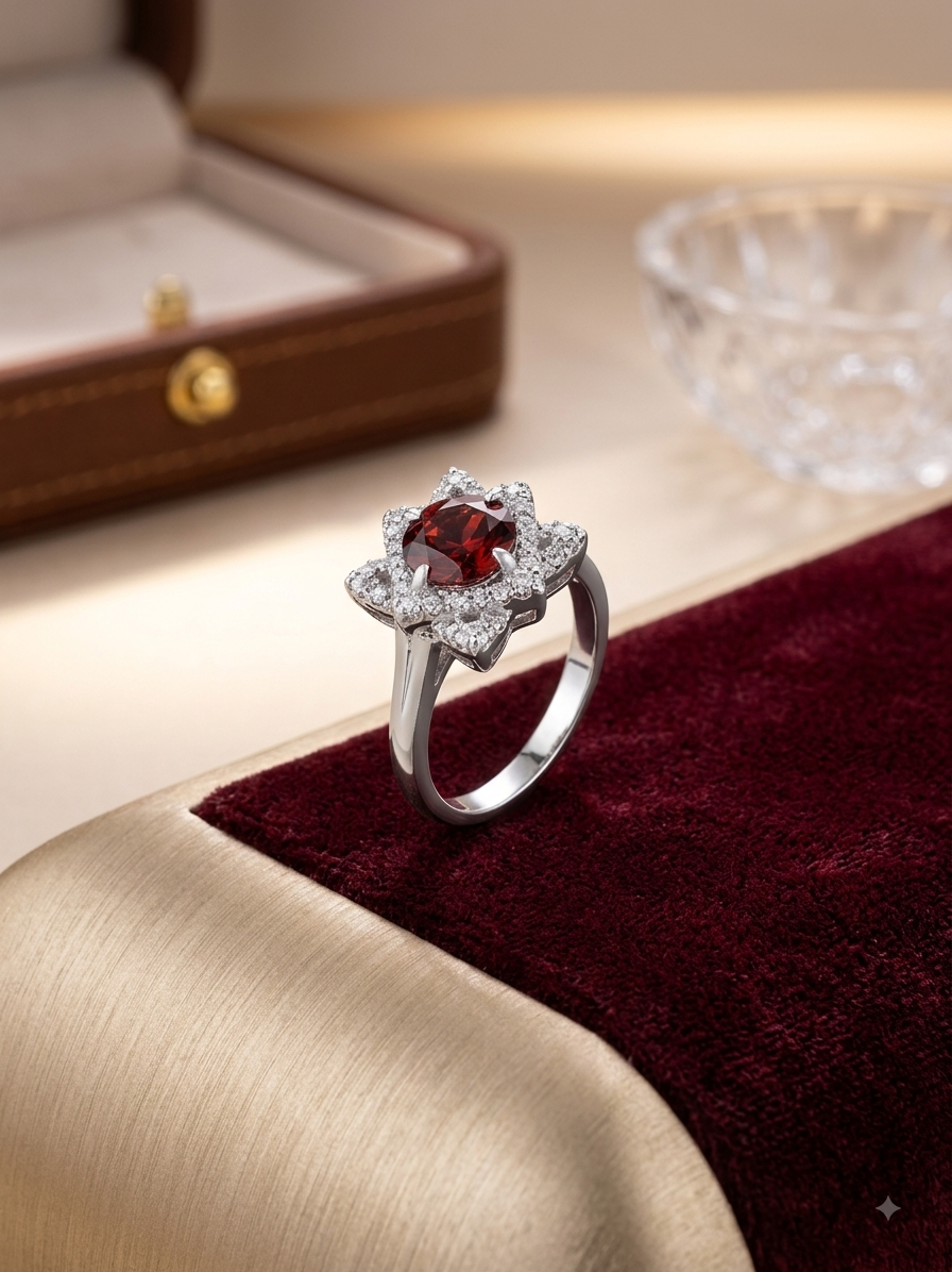 Garnet Ring 2